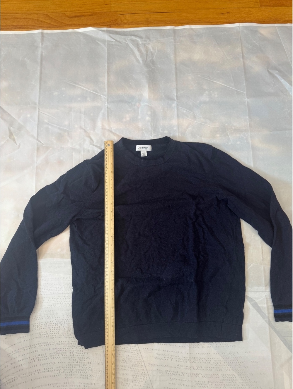 Calvin Klein navy long sleeve top CLOTHING00050